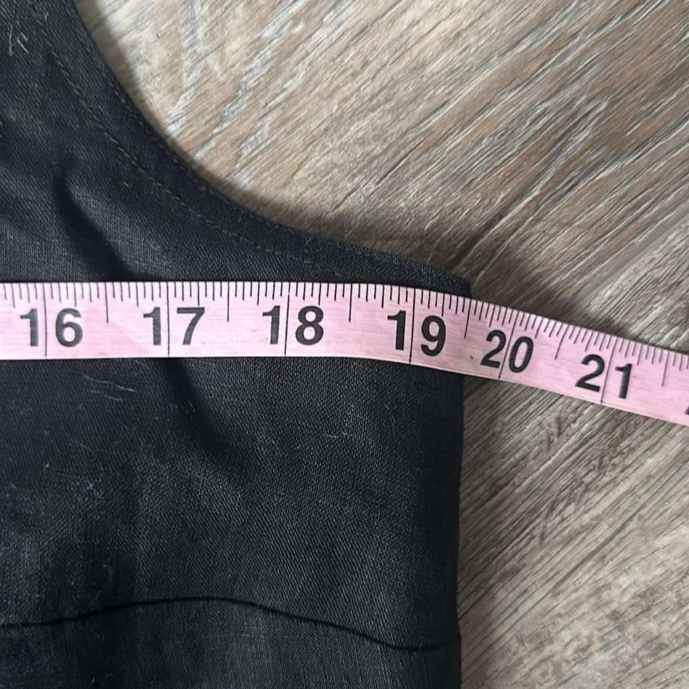 NWT Tommy Bahama dress Texas Tech size Medium black Ruffled Linen Collegiate - Picture 6 of 10